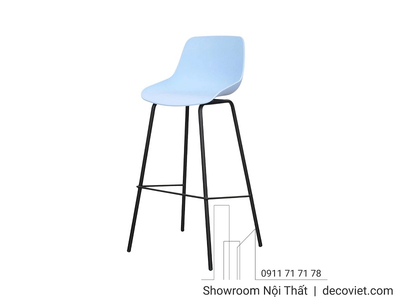Ghế Quầy Bar Lưng Nhựa 271T giá rẻ