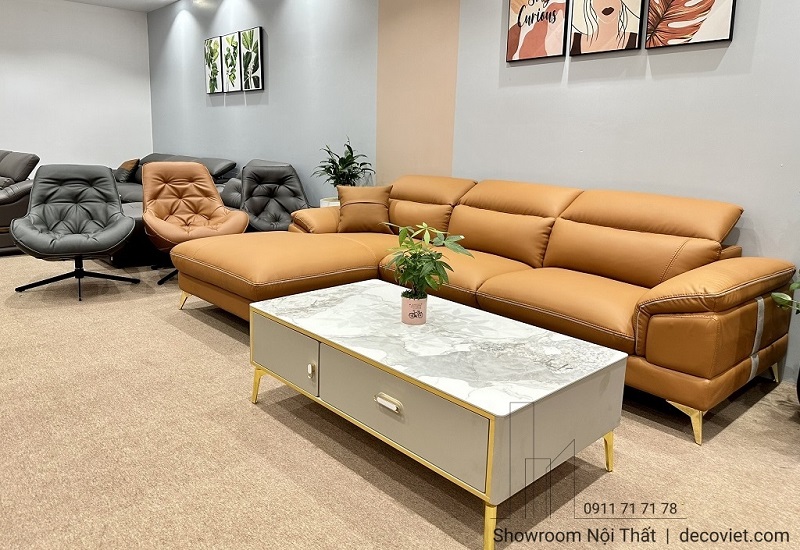 Sofa Góc Bọc Da 466T