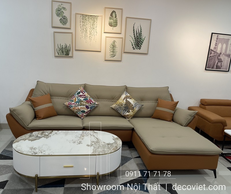 Sofa Bọc Da Hiện Đại 495T