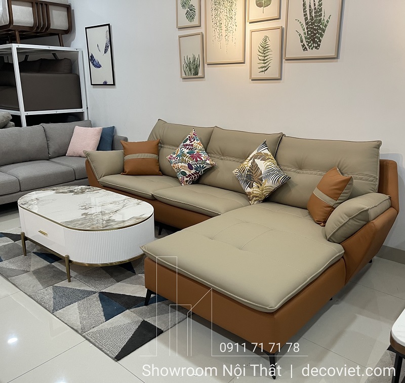 Sofa Bọc Da Hiện Đại 495T