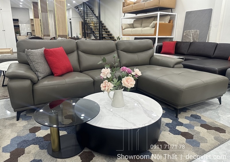 Ghế Sofa Da Bò Thật 415T