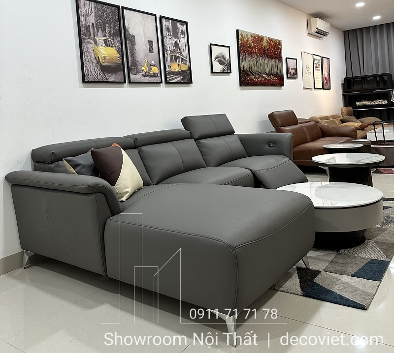 Ghế Sofa Da Bò Chữ L 856T