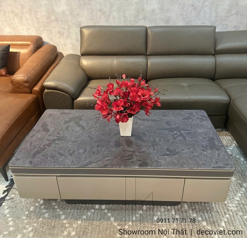 Ghế Sofa Da Bò Ý 904T thiết kế sang trọng, chất lượng cao cấp, màu sắc dễ phối nội thất