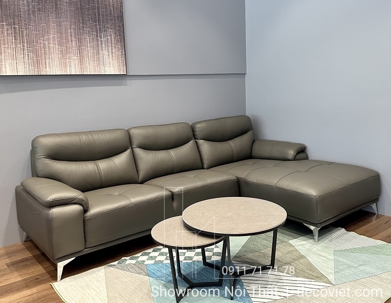 Ghế Sofa Da Bò Thật 415T