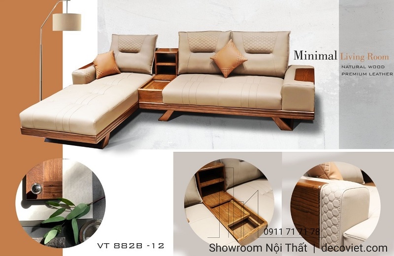 Ghế Sofa Gỗ Hiện Đại 552T