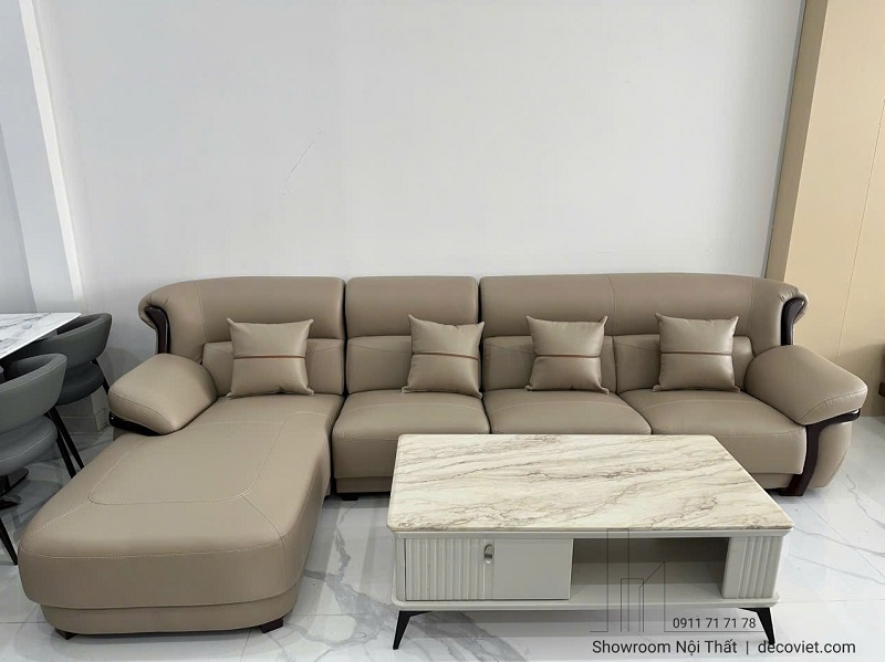 Bộ Ghế Sofa Gỗ Bọc Da 1145T