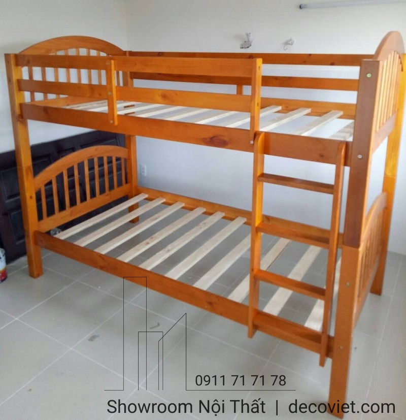 Giường Tầng Cho Bé 405T – Nâu