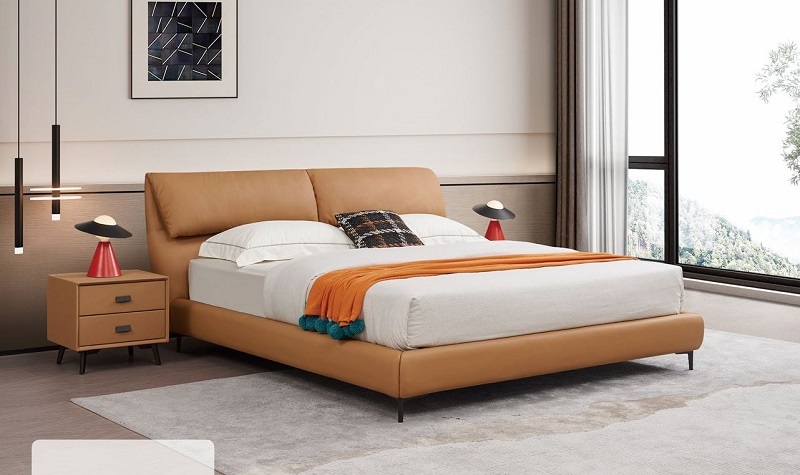 Giường Bọc Da Hiện Đại 159T cao cấp