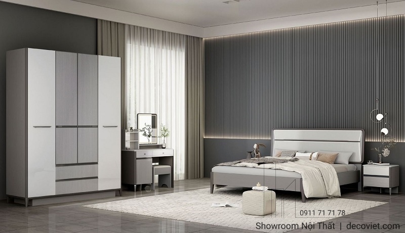 Giường Gỗ Hiện Đại Cao Cấp 163T