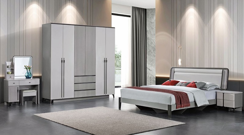 Giường Gỗ MDF Hiện Đại 175T đẹp, hiện đại