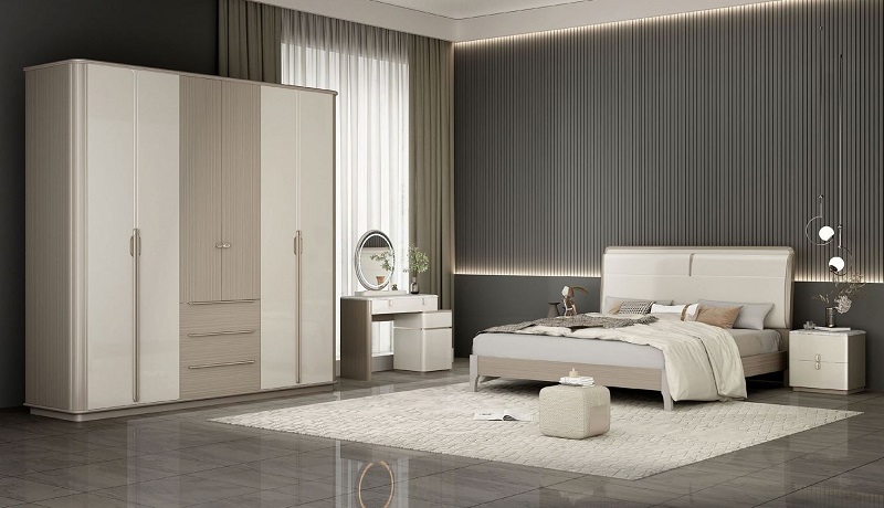 Giường Ngủ Gỗ 164T thiết kế hiện đại