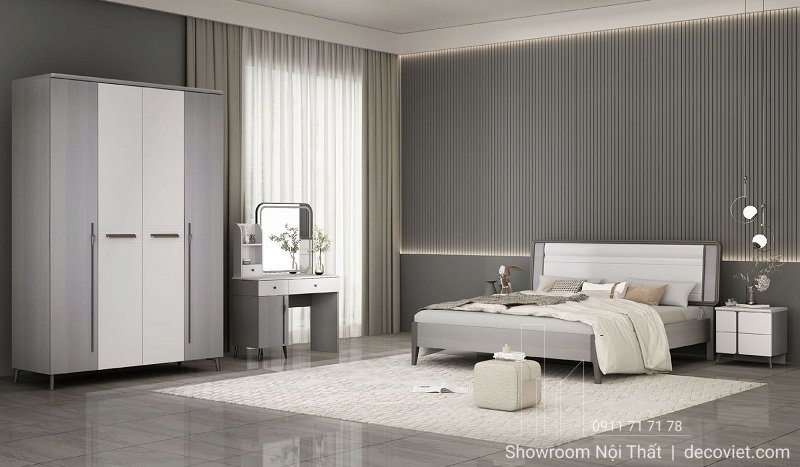 Giường Ngủ Gỗ Nhập Khẩu 174T