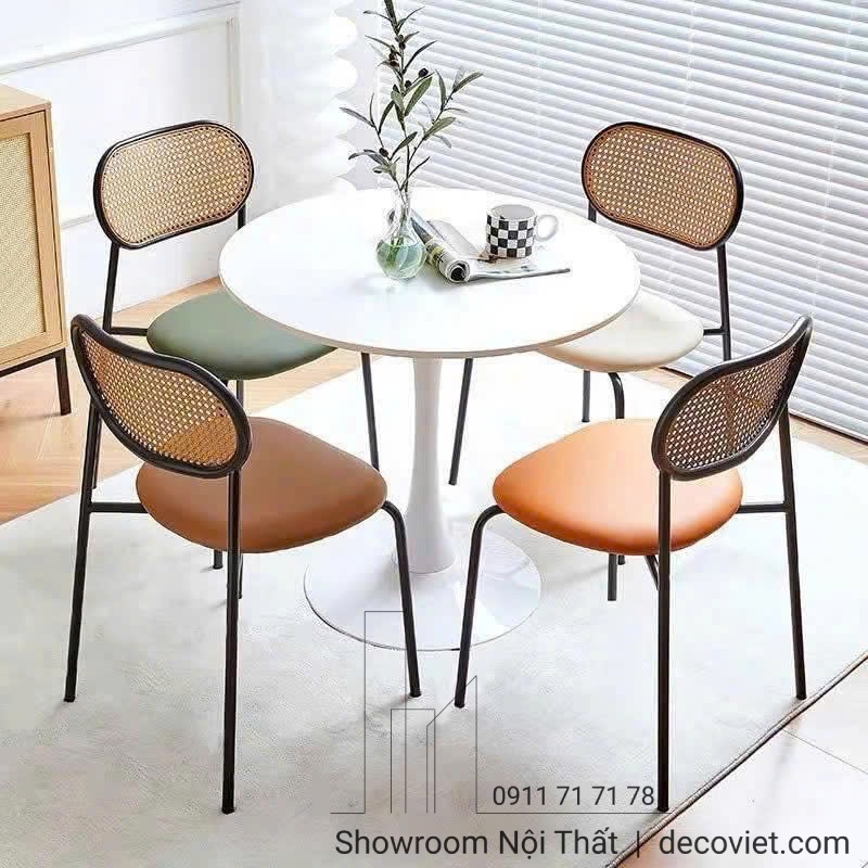 Mẫu Ghế Cafe Xếp Chồng 221T