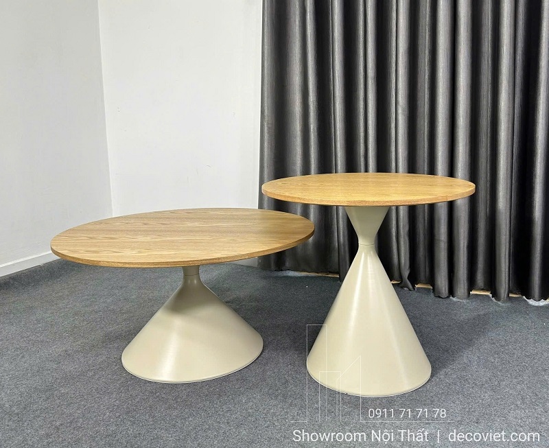 Set Bàn Trà Tròn Gỗ 475S