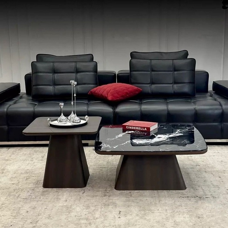 Set Bàn Trà Vuông Hiện Đại 484S