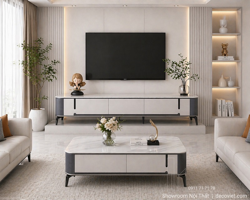 Set Kệ Tivi Bàn Trà Phòng Khách 118T