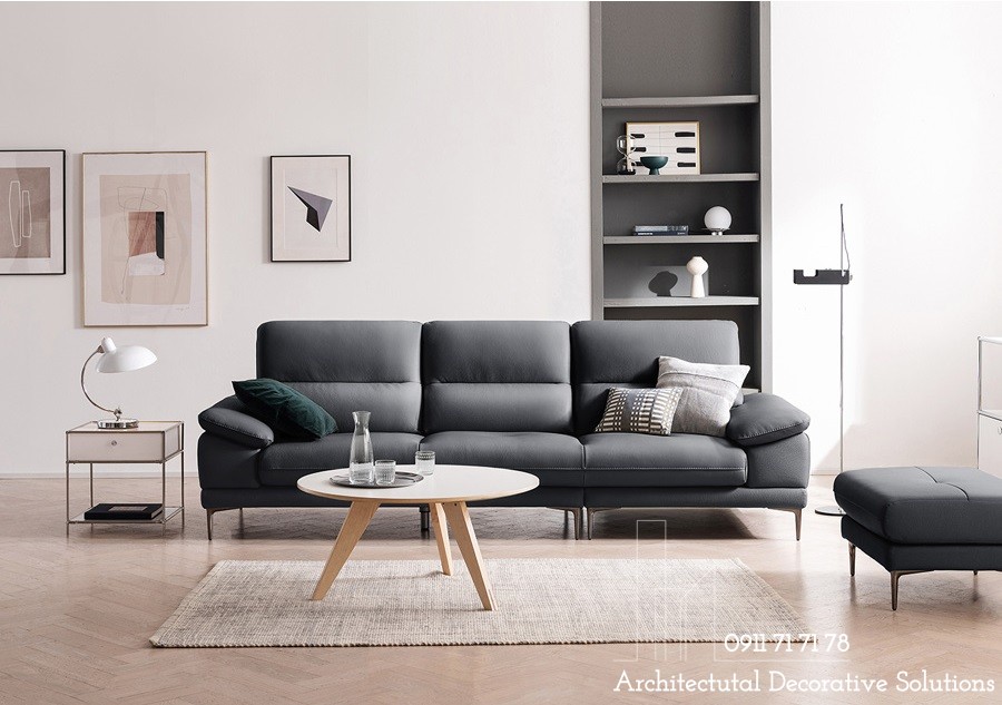 Sofa Da 3 Chỗ Hiện Đại 4033S