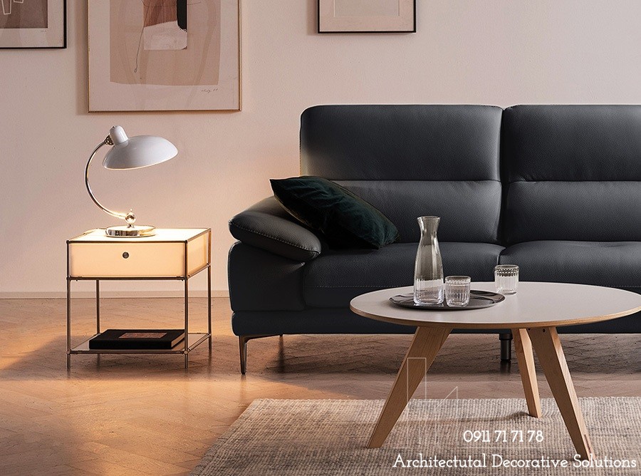 Sofa Da 3 Chỗ Hiện Đại 4033S