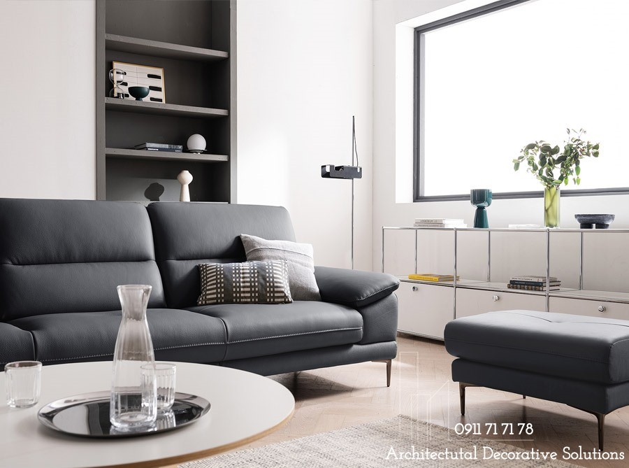 Sofa Da 3 Chỗ Hiện Đại 4033S