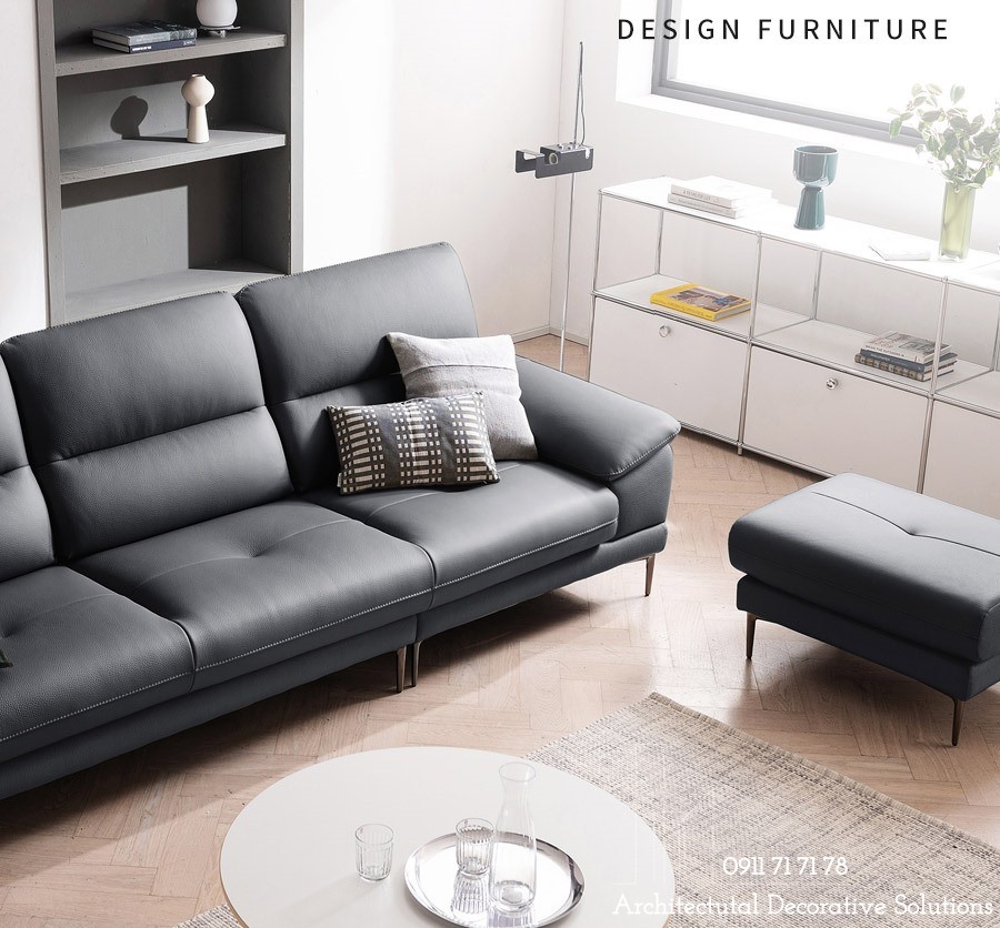 Sofa Da 3 Chỗ Hiện Đại 4033S