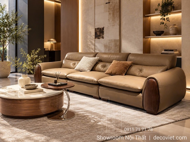 Sofa Da Bò Chỉnh Điện 1177T