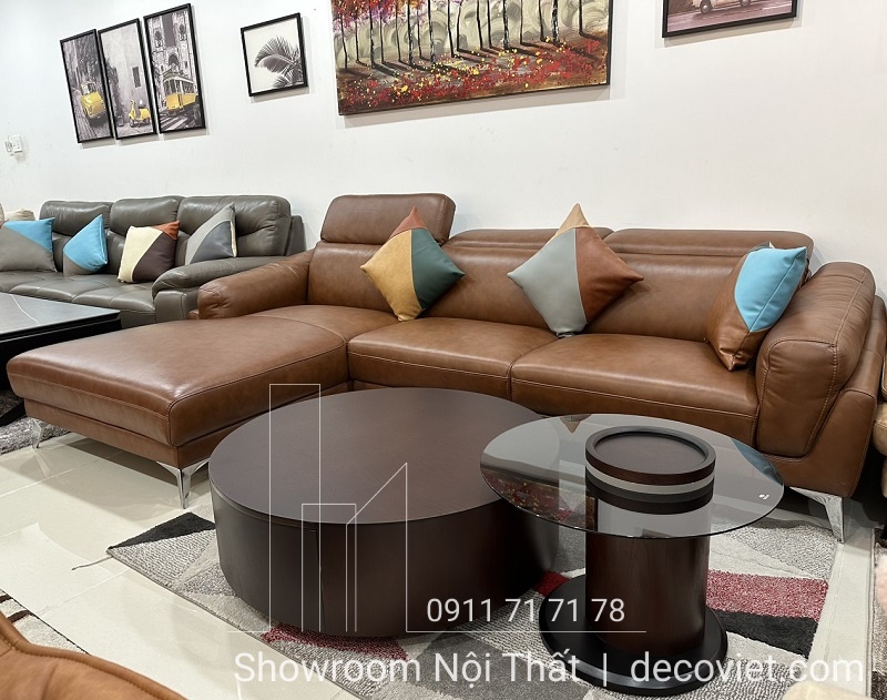 Sofa Da Bò Nhập Khẩu 665T