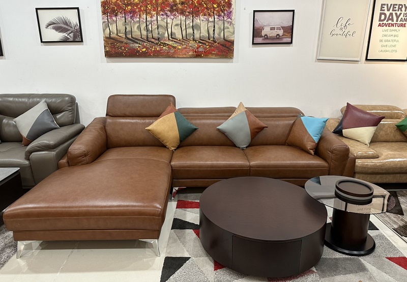 Sofa Da Bò Nhập Khẩu 665T