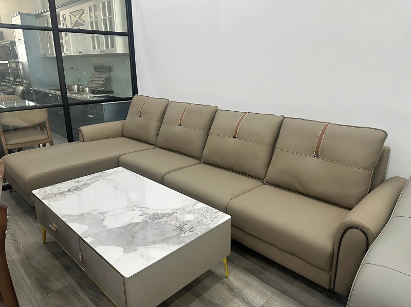 Sofa Da Phòng Khách Đẹp 1151T