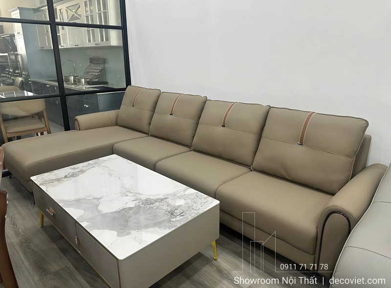 Sofa Da Phòng Khách Đẹp 1151T