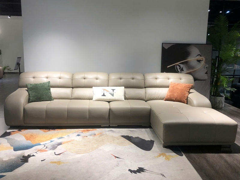 Sofa Góc Bọc Da Cao Cấp 1192T