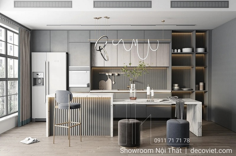 Thi Công Tủ Bếp Cao Cấp 1103T
