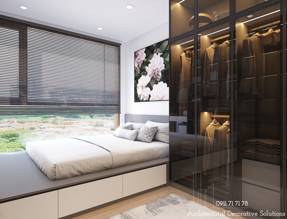 Thiết kế nội thất căn hộ Vinhomes Central Park 2 phòng ngủ - TPHCM