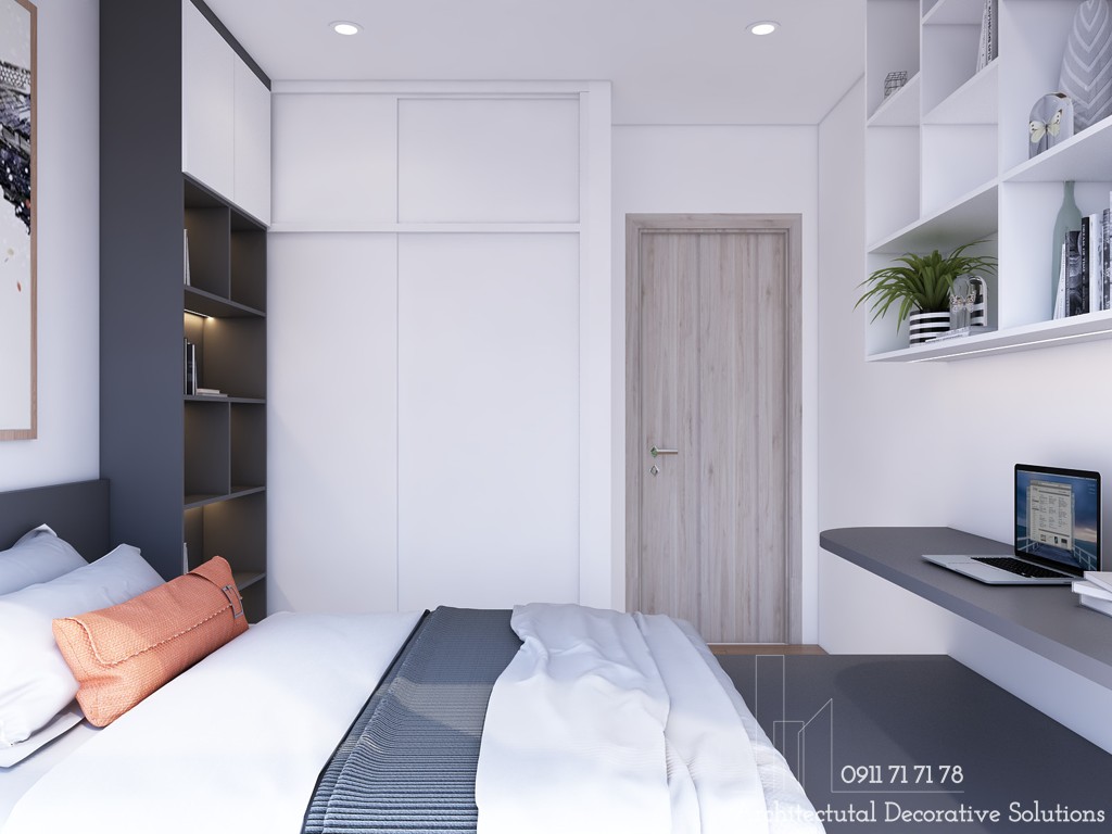 Thiết kế nội thất căn hộ Vinhomes Central Park 2 phòng ngủ - TPHCM