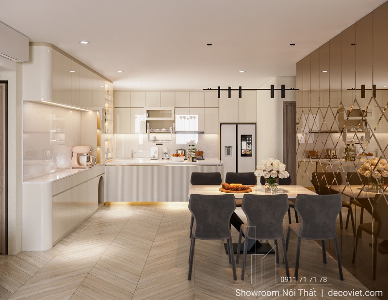 Thiết Kế Nội Thất Căn Hộ 3PN Sài Gòn Pearl 134m2