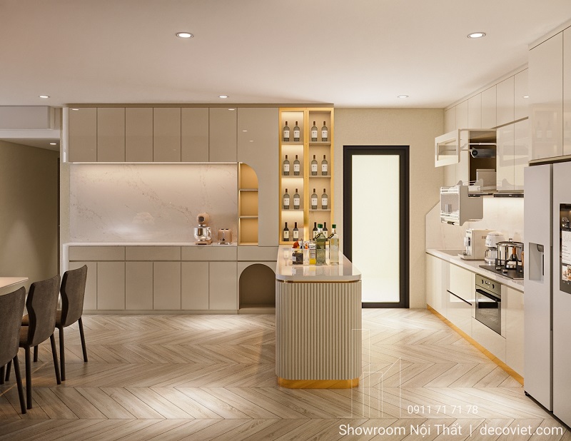 Thiết Kế Nội Thất Căn Hộ 3PN Sài Gòn Pearl 134m2