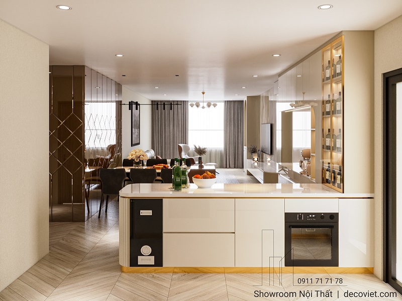 Thiết Kế Nội Thất Căn Hộ 3PN Sài Gòn Pearl 134m2