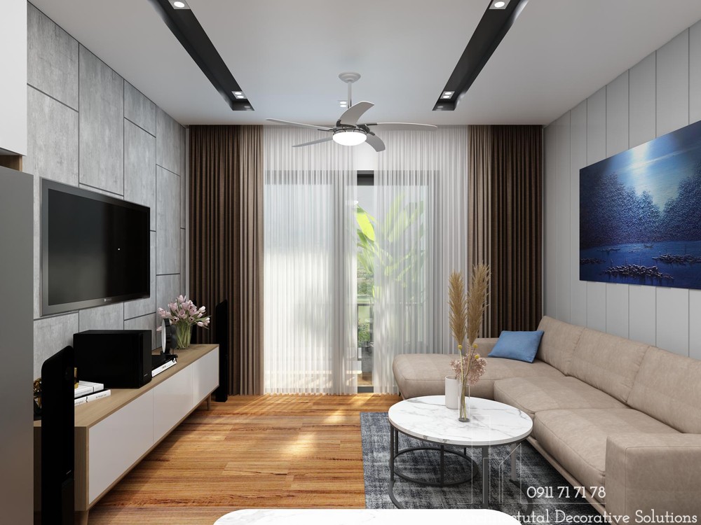 Thiết Kế Nội Thất Căn Hộ Saigon South Residences 3 Phòng Ngủ