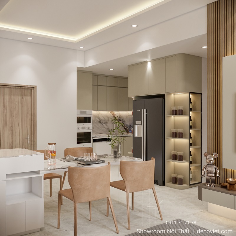 Thiết Kế Nội Thất Chung Cư Aurora 69m² Đẳng Cấp