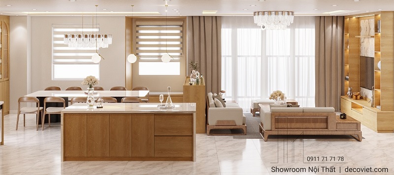 Thiết Kế Nội Thất Căn Hộ Tecco Linh Đông 3PN Sang Trọng