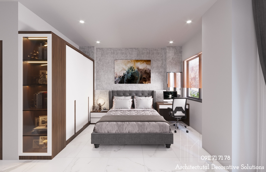 Thiết kế nội thất nhà phố 3 phòng ngủ tại quận Gò Vấp