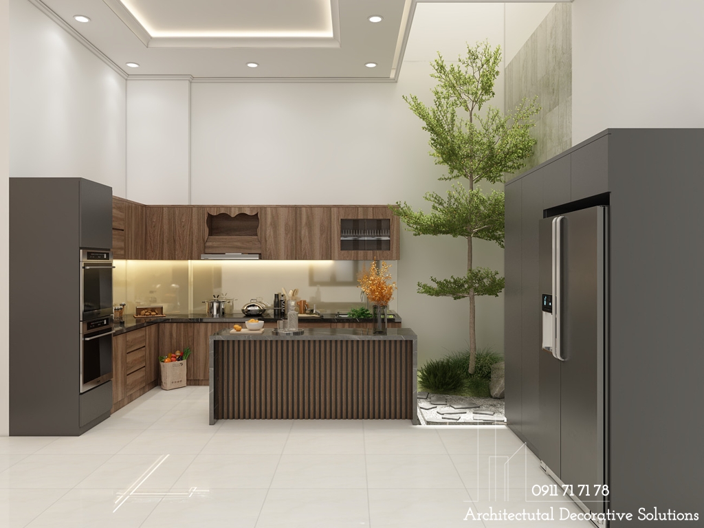 Phối cảnh 3D nội thất căn hộ 2PN sang trọng tại Thủ Đức