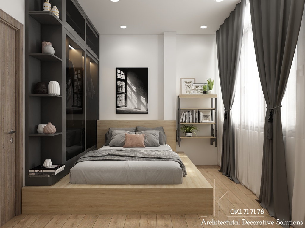 Mẫu thiết kế nội thất cho căn hộ 2 phòng ngủ đẹp tiện nghi hiện đại   Cleanipedia