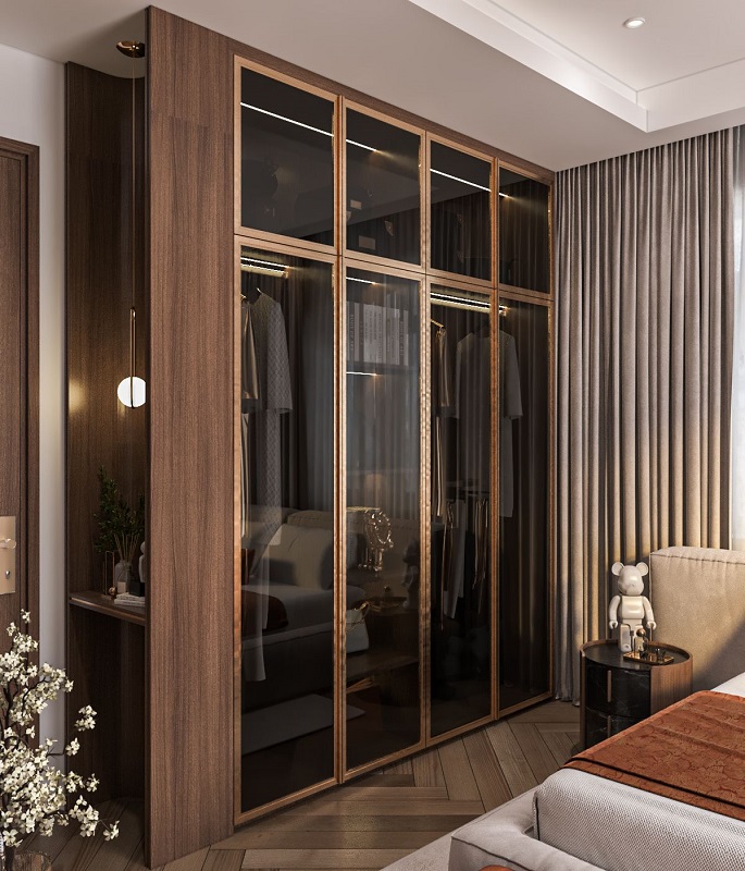Tủ Áo Cánh Kính Đẹp 617T
