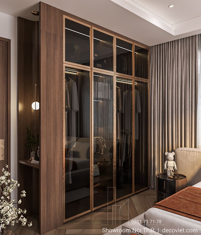 Tủ Áo Cánh Kính Đẹp 617T