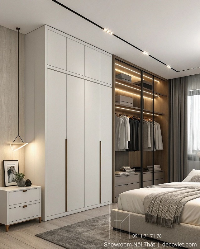 Tủ Áo Đẹp Hiện Đại 612T
