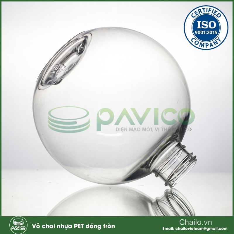 chai nhựa pet 500ml dáng tròn