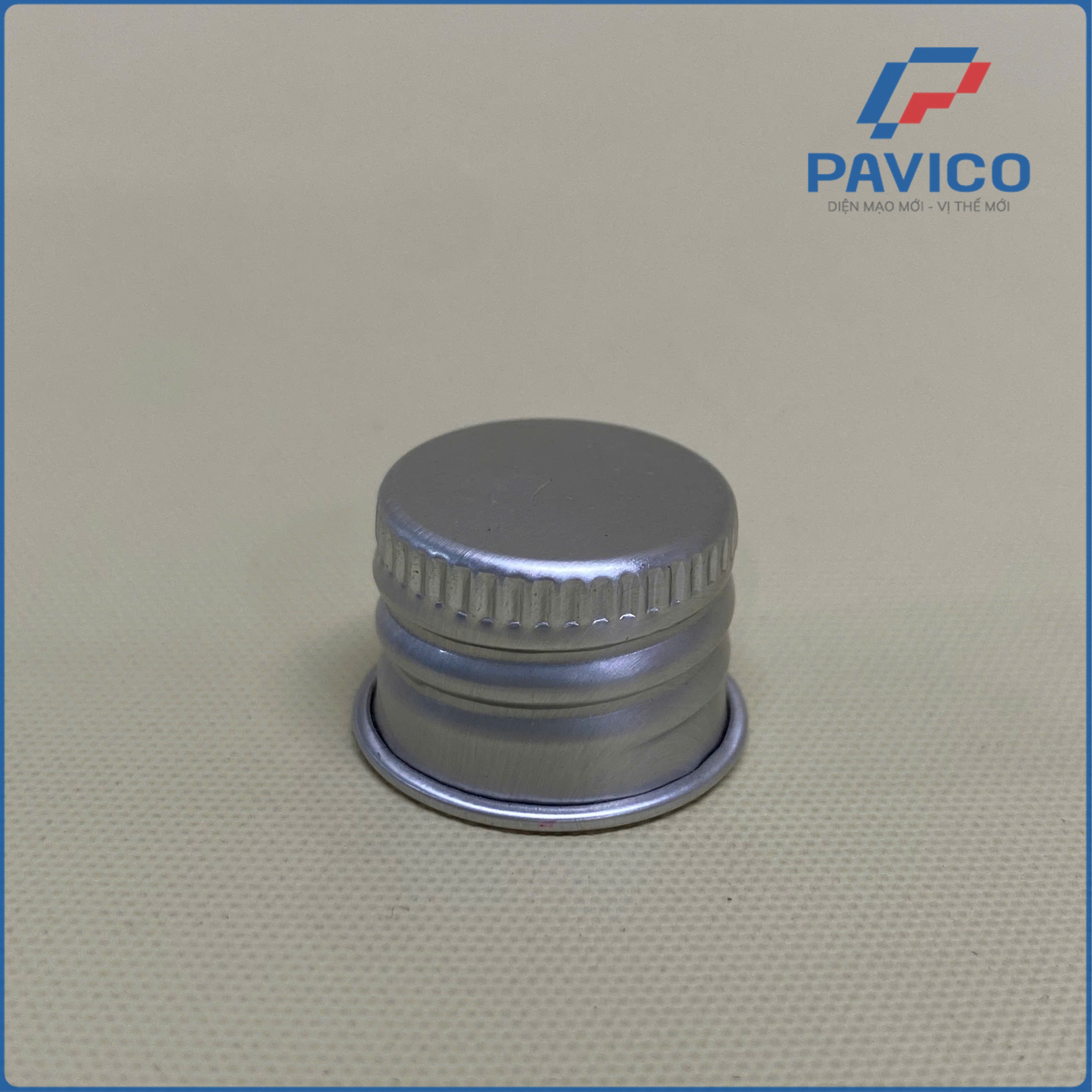 Nắp nhôm vặn-BẠC-18mm