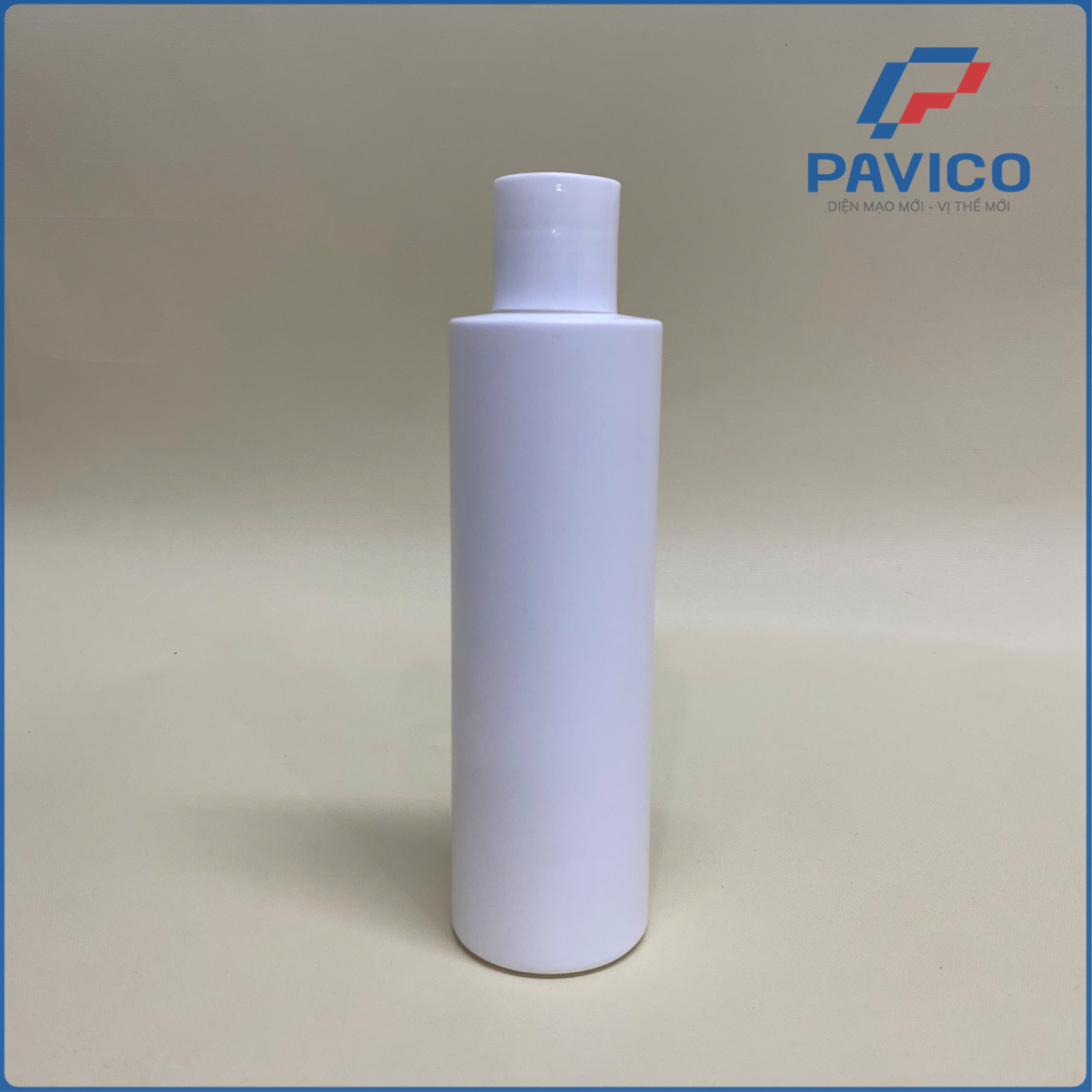 HR220-Chai HDPE trắng sứ 2% 220ml-24mm-22g