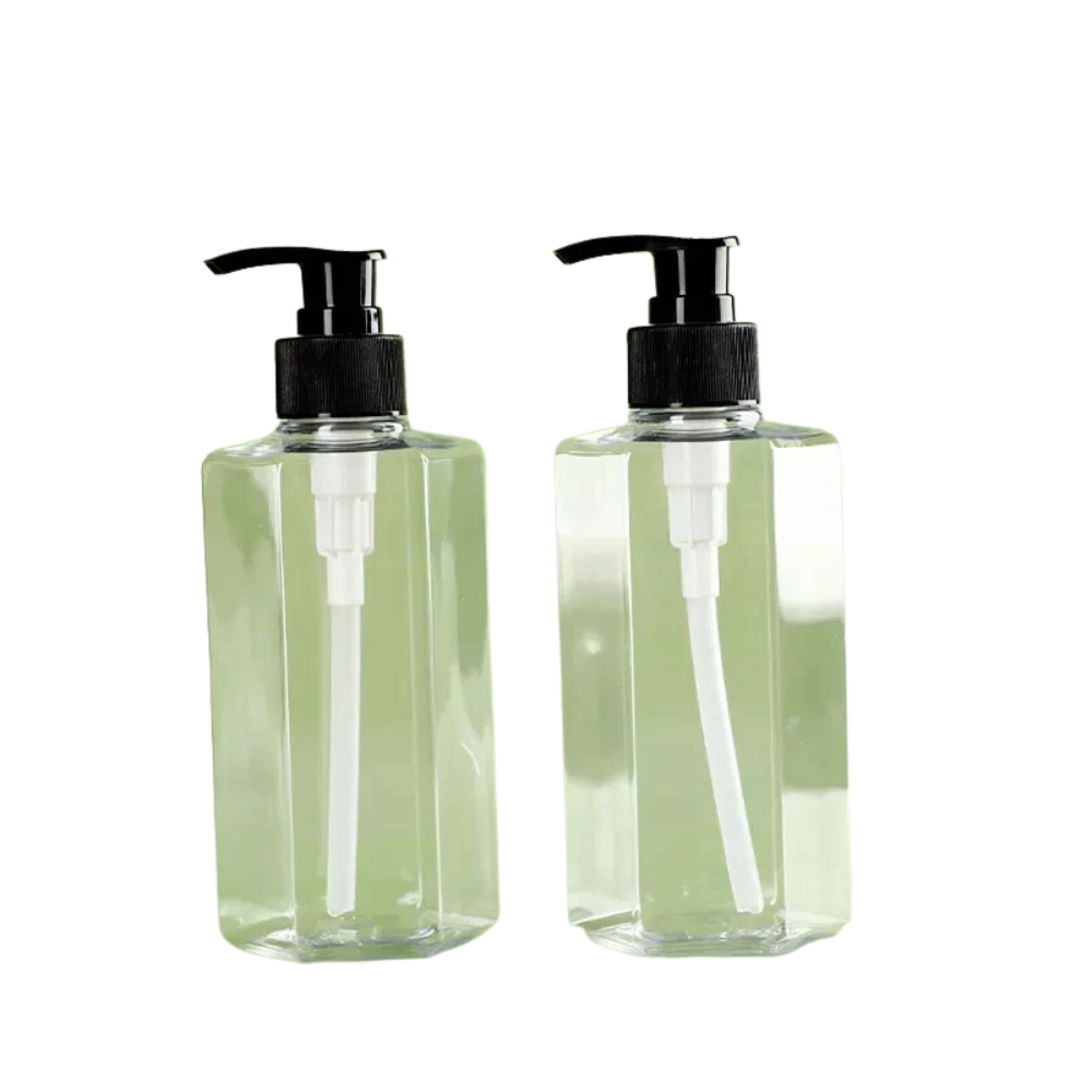 Chai dung dịch vệ sinh lục giác