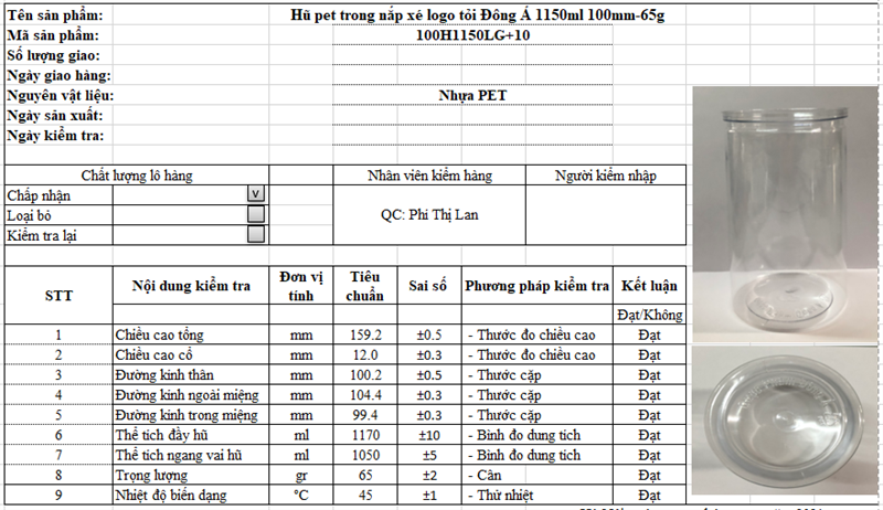 100H1150-Hũ nắp xé 1150ml logo